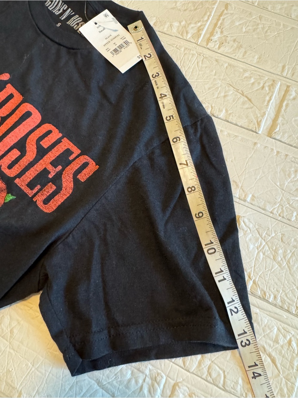 New Guns N' Roses Black 1988 Tour Graphic Short-Sleeve Tee 100% Cotton Unisex S - Picture 4 of 7